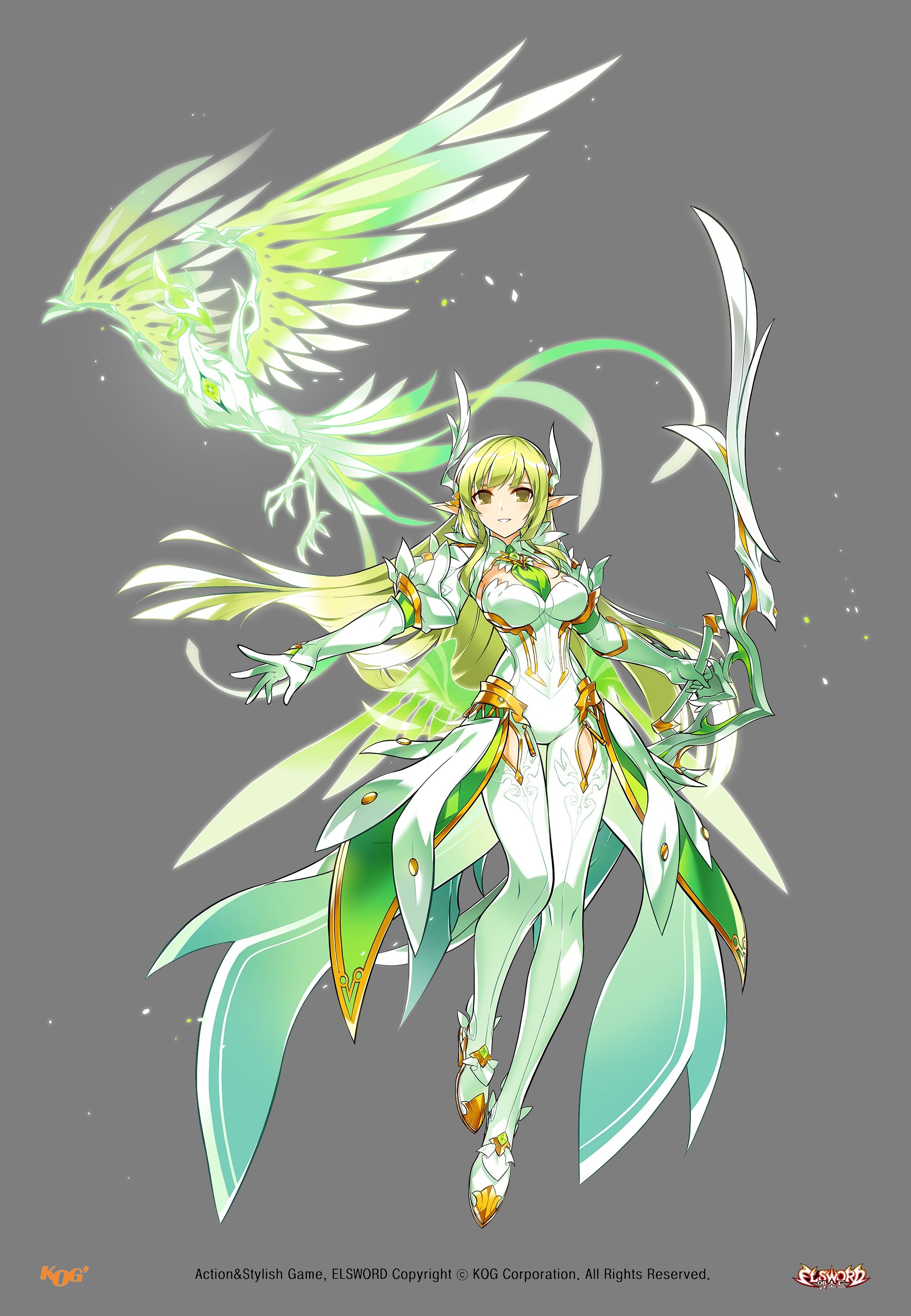 elsword rena (elsword) bodysuit elf pointy ears tagme transparent png ...