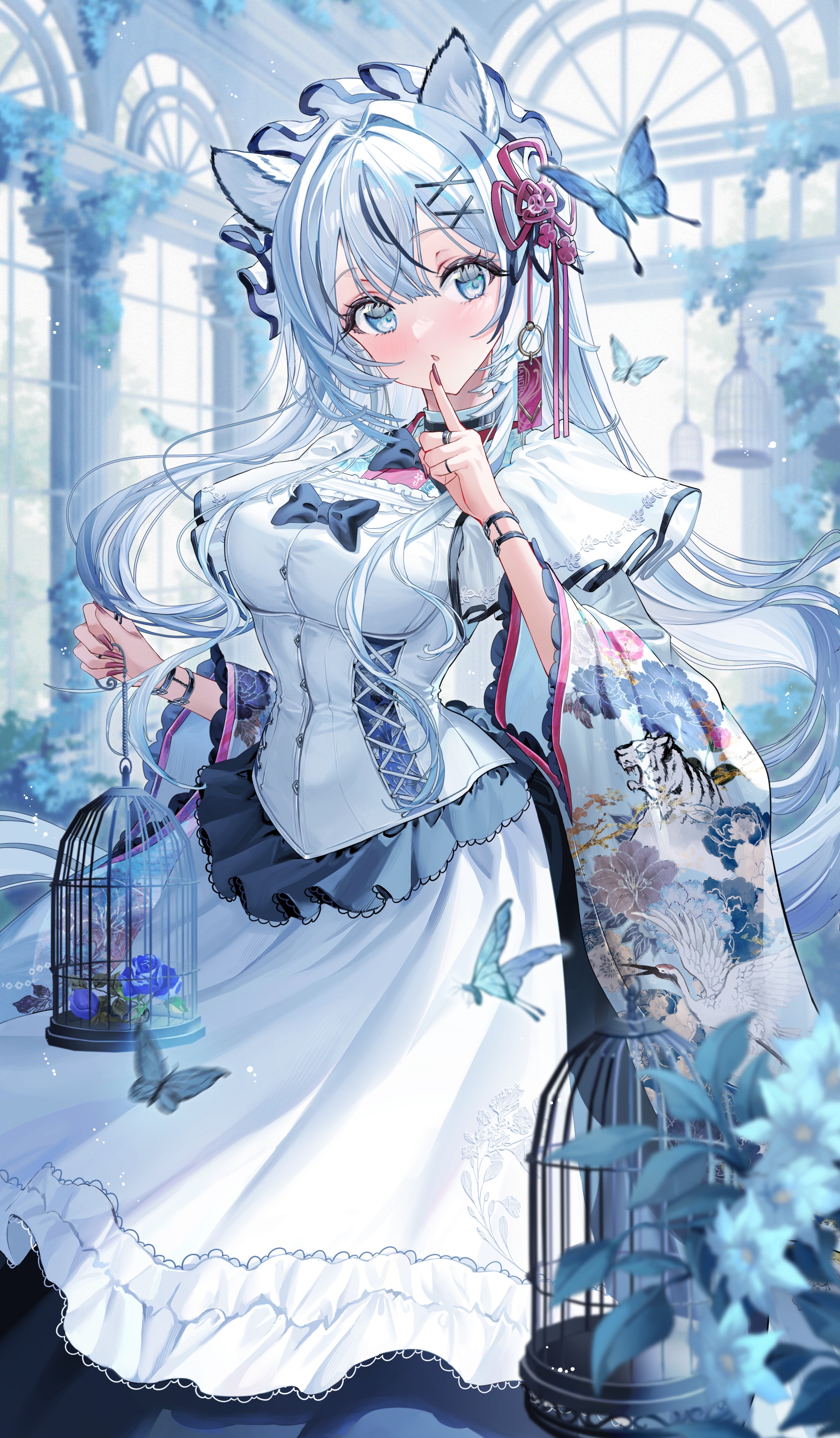 00nanona animal_ears maid wa_maid