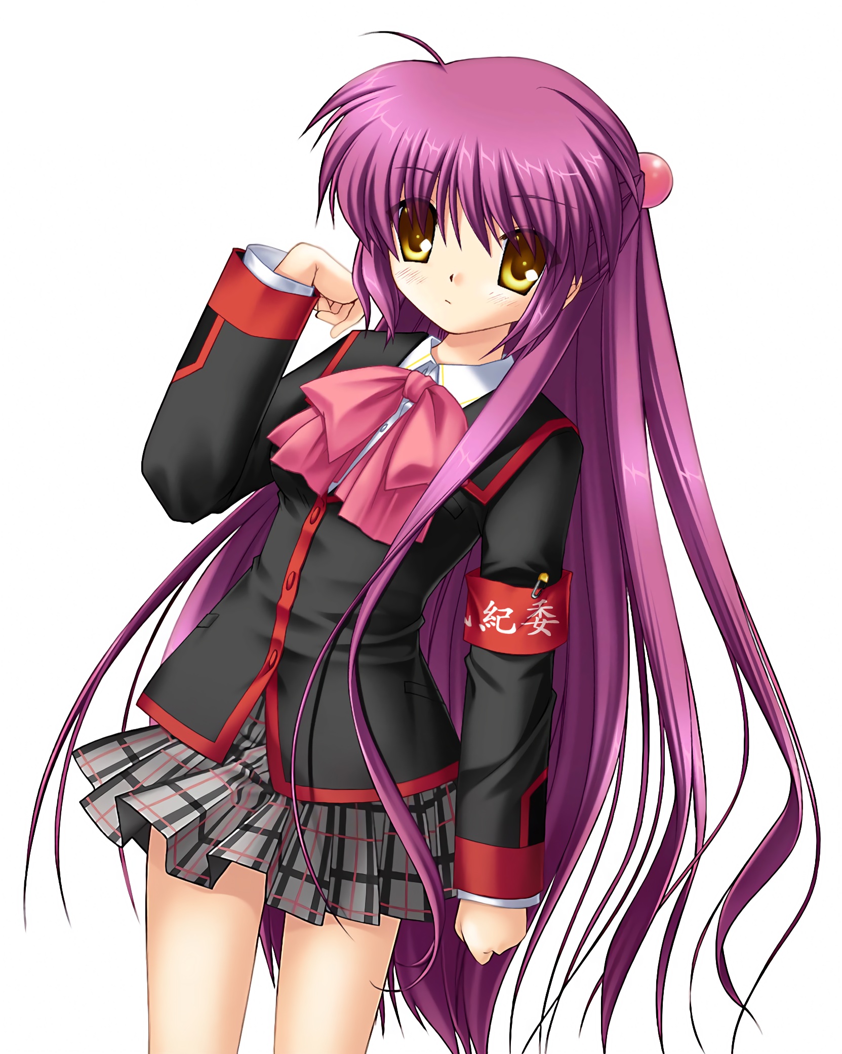 key hinoue itaru little busters! futaki kanata seifuku | #851446 | yande.re