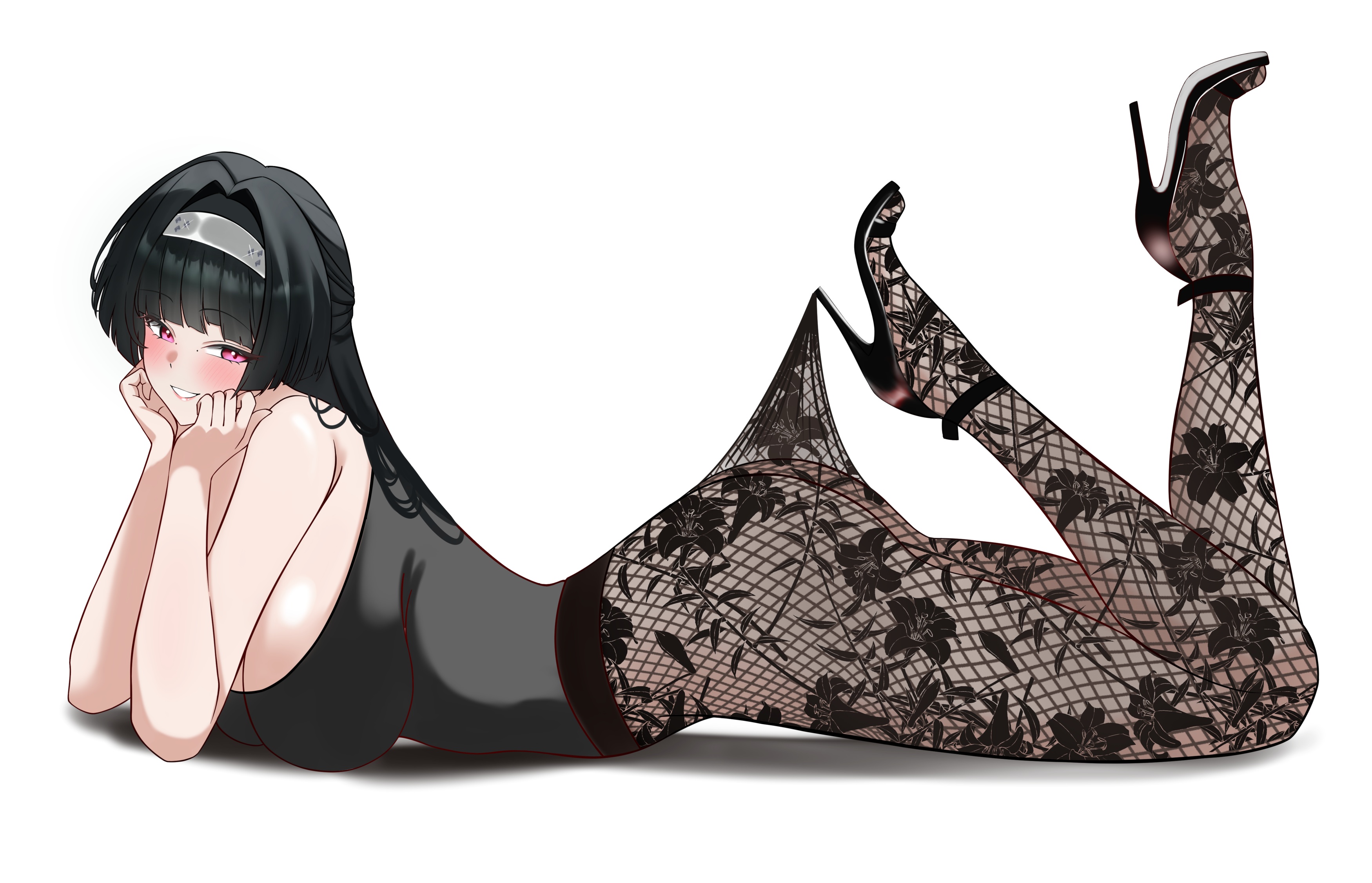 astra_yao fishnets heels nopan onion_fried20 pantyhose see_through zenless_zone_zero