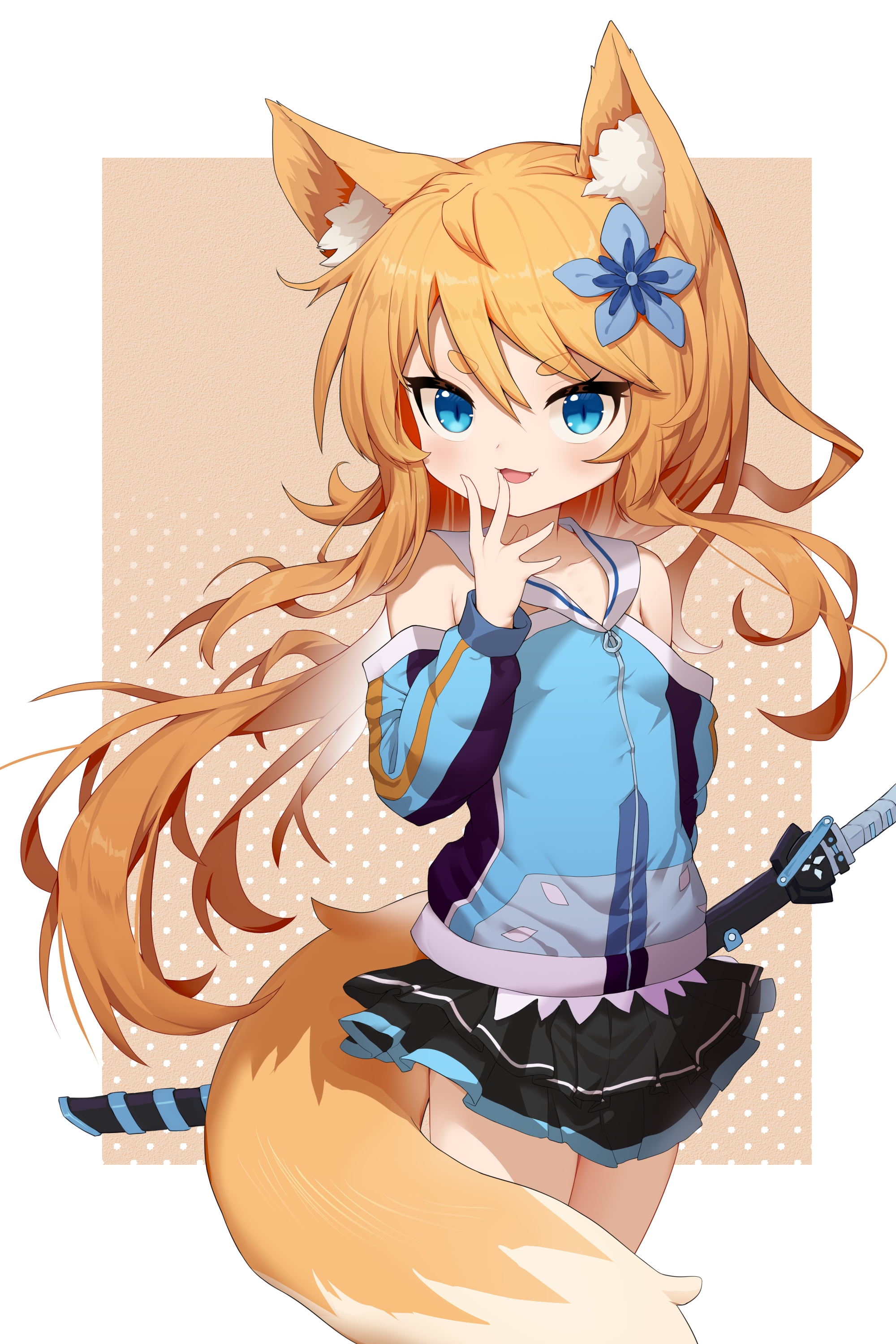 pg (pege544) animal ears kitsune sword tail | #905216 | yande.re