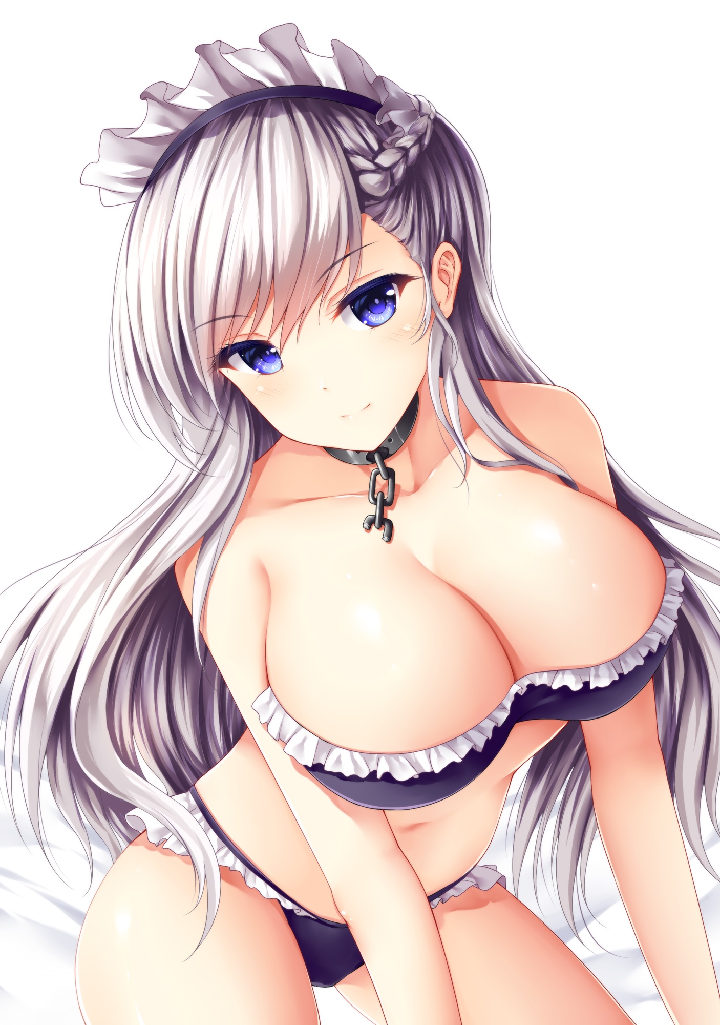 Wsman Azur Lane Belfast Azur Lane Bra Cleavage Pantsu If this picture is yo...