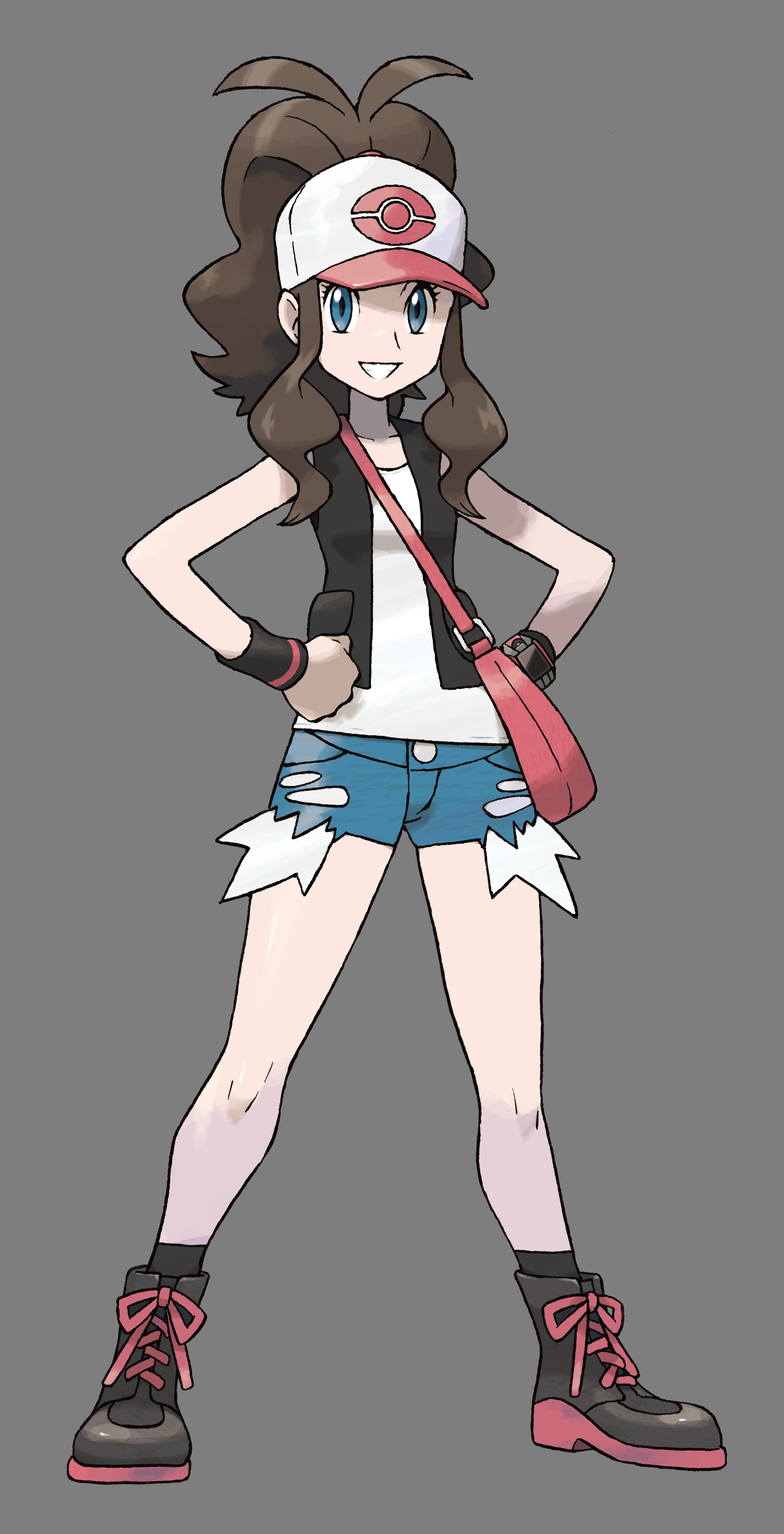 Pokemon Trainer Girl Black And White