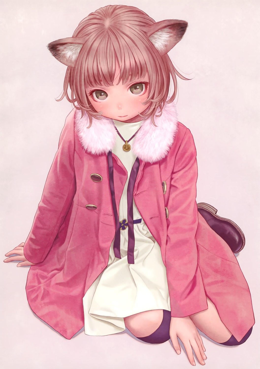 animal_ears dress nekomimi range_murata thighhighs