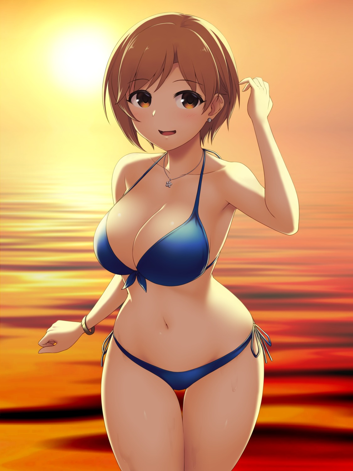 aiba_yumi bikini pataneet swimsuits the_idolm@ster the_idolm@ster_cinderella_girls