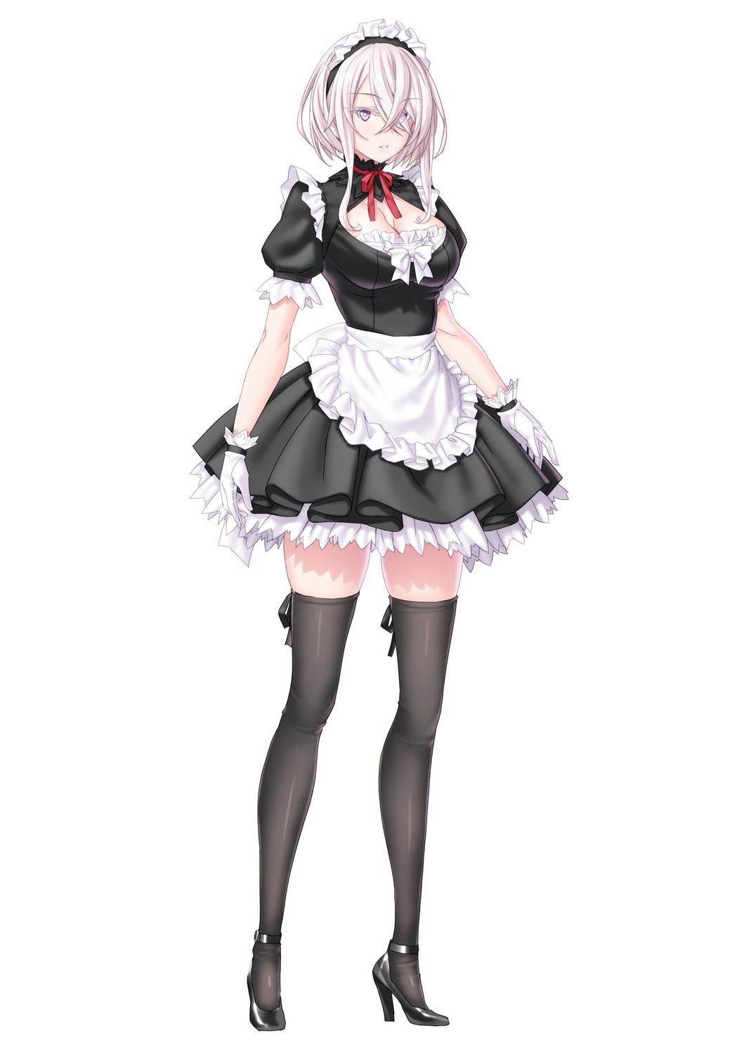 heels kannatsuki_noboru magical_explorer maid nanami_(magical_explorer) thighhighs