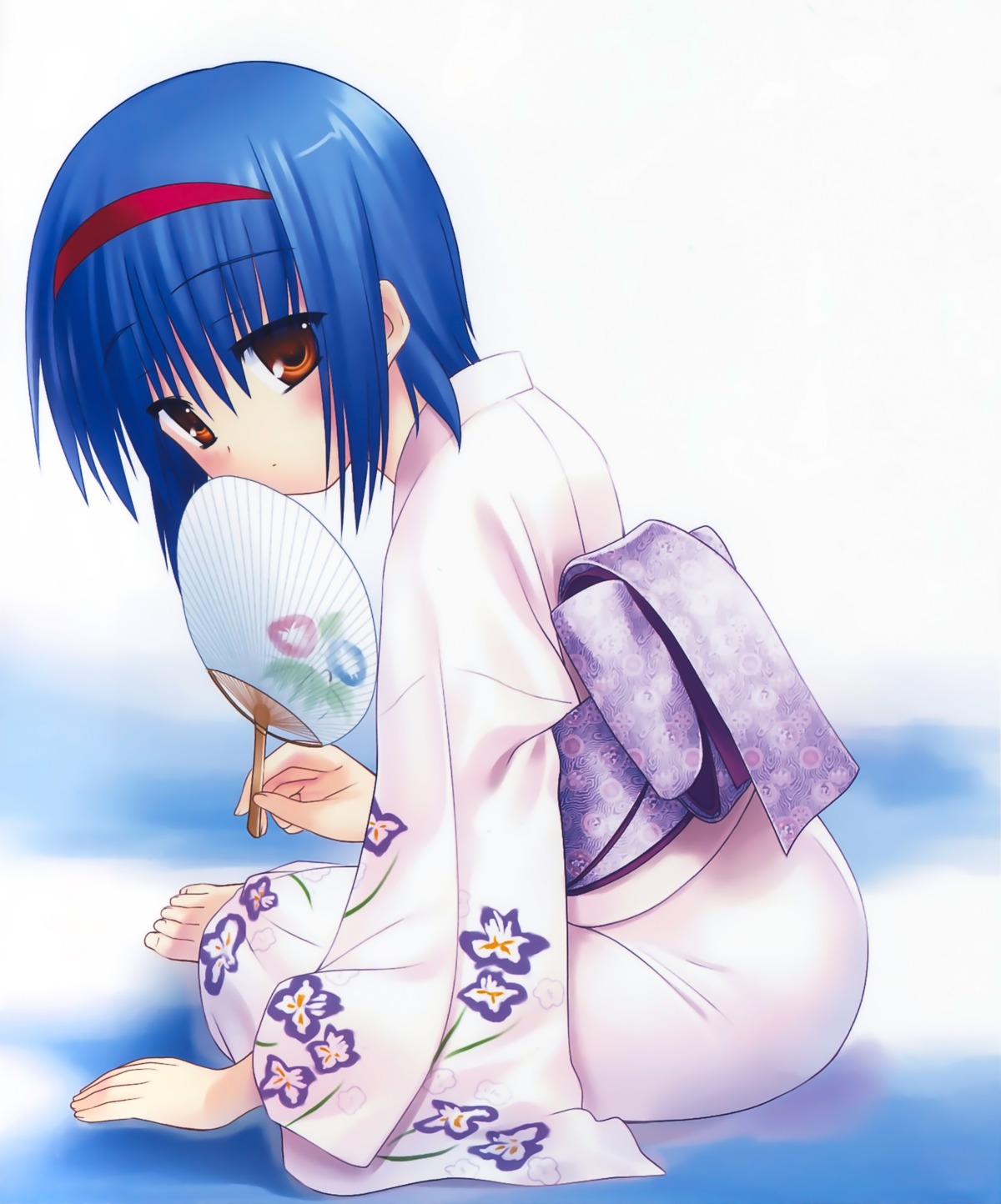 key little_busters! na-ga nishizono_mio yukata