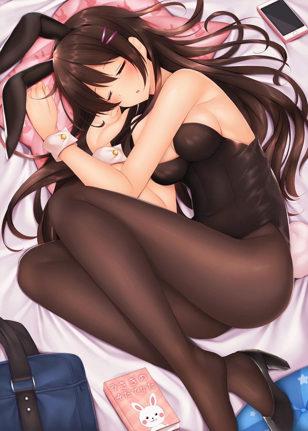 animal_ears bunny_ears bunny_girl heels minato_ojitan pantyhose sakurajima_mai seishun_buta_yarou tail