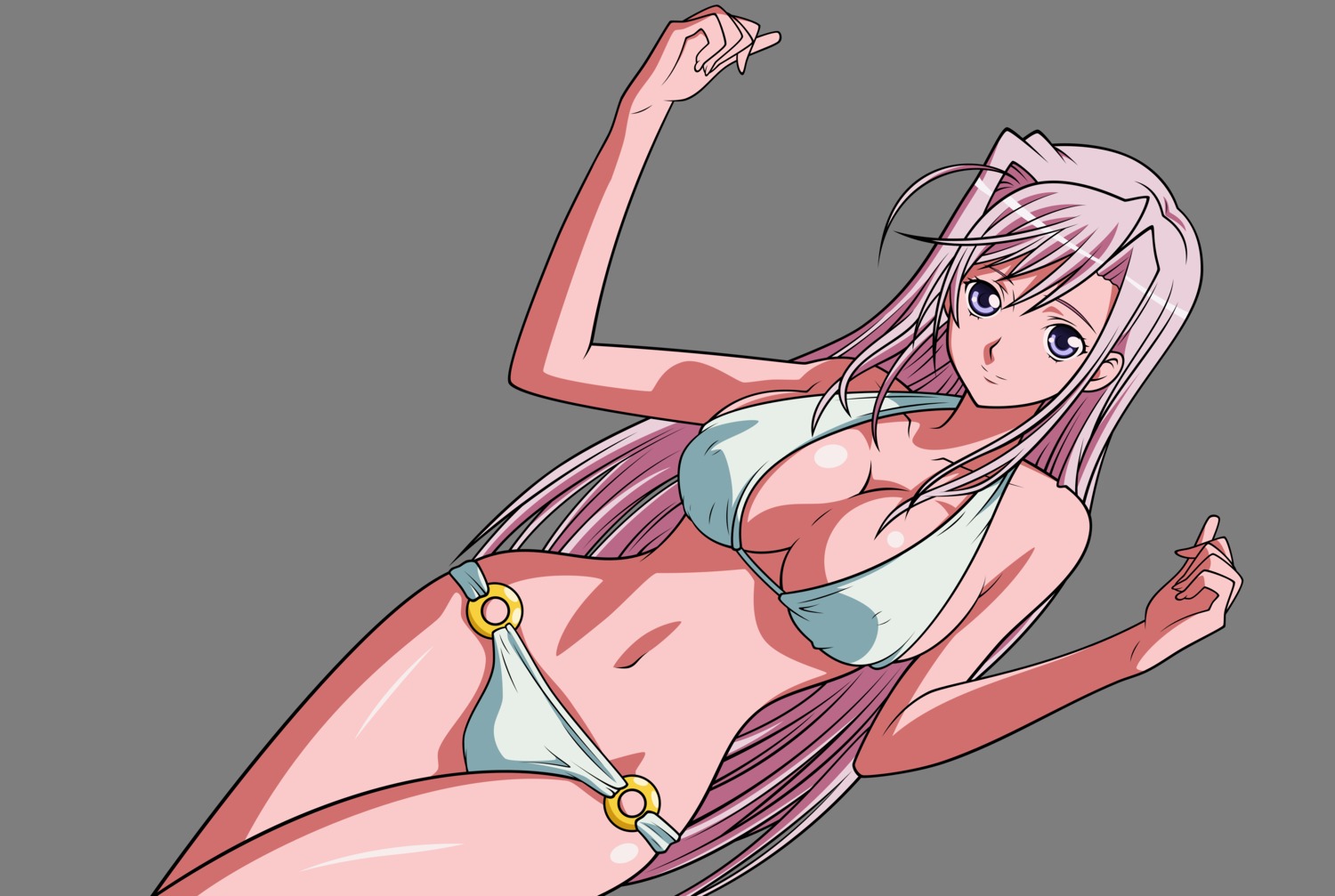 bikini charlotte_hazelrink cleavage princess_lover! swimsuits transparent_png vector_trace