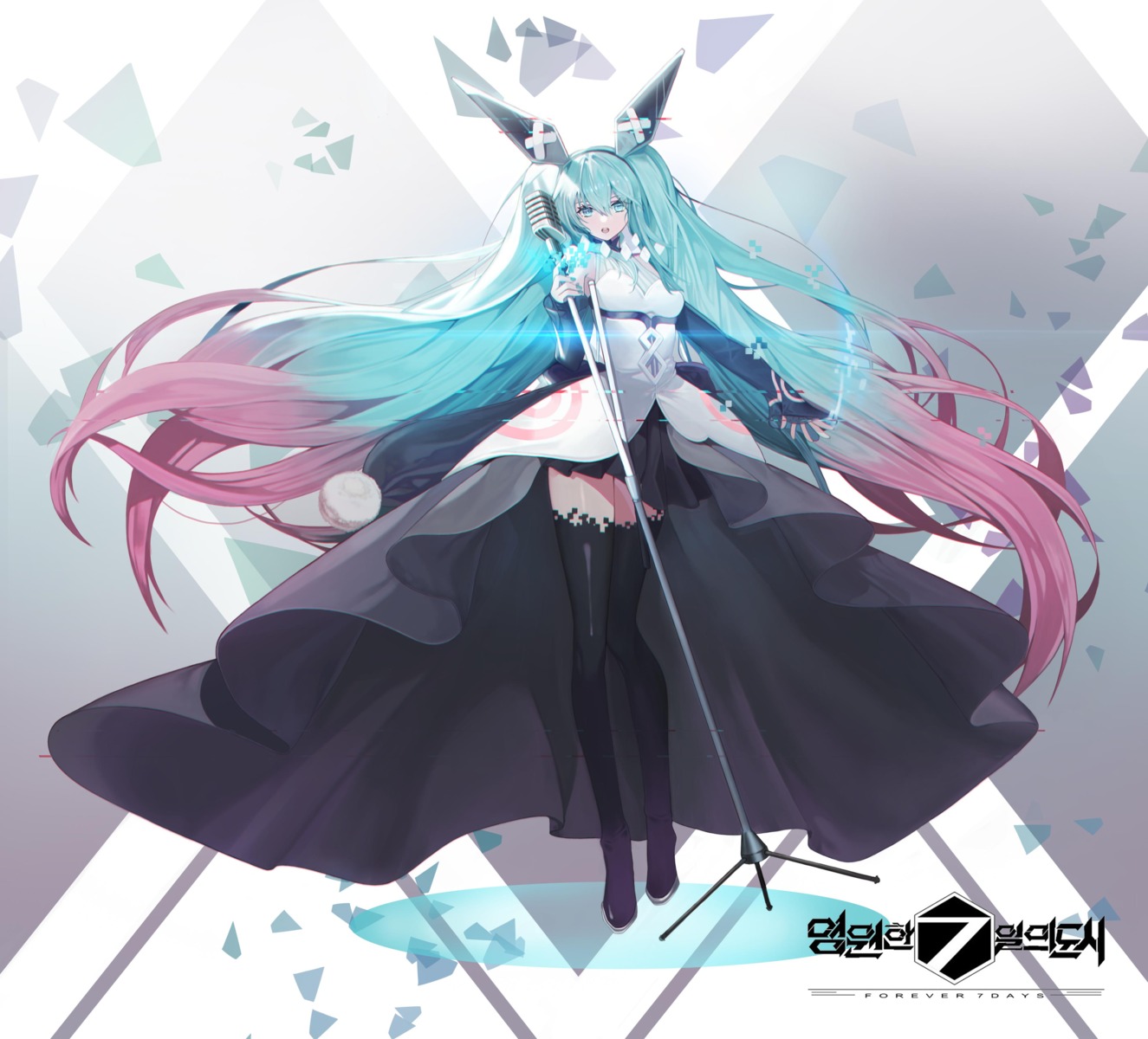 chicken_(dalg-idalg) forever_7th_capital hatsune_miku thighhighs vocaloid