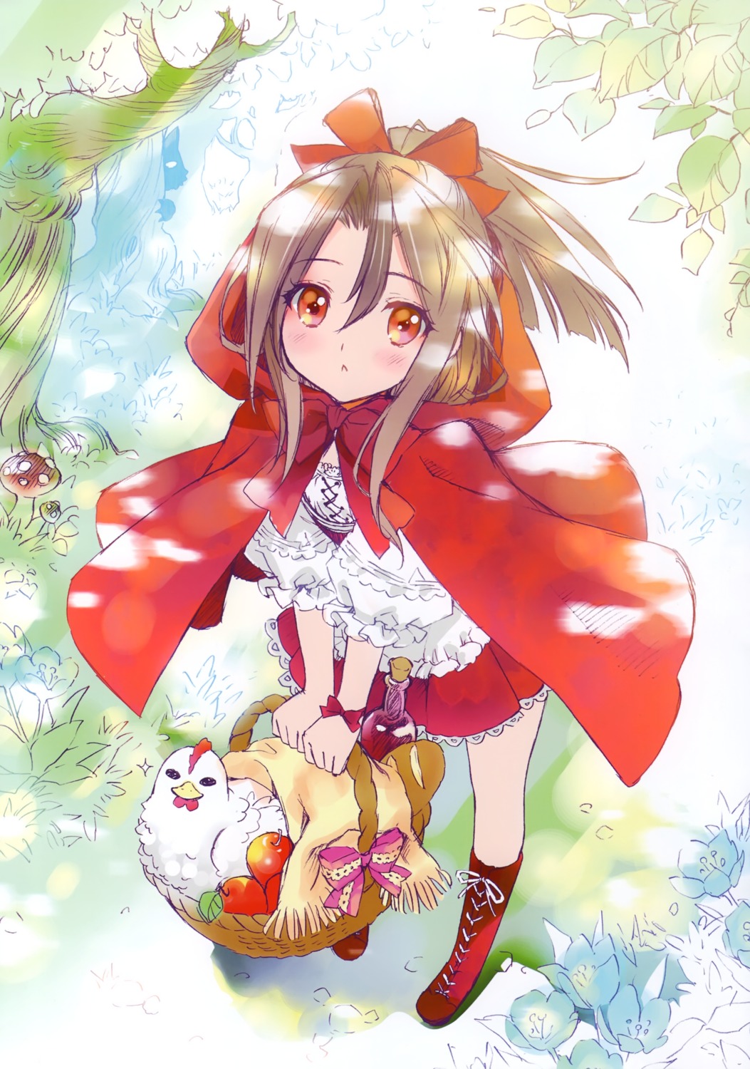 carnelian cosplay kantai_collection little_red_riding_hood_(character)