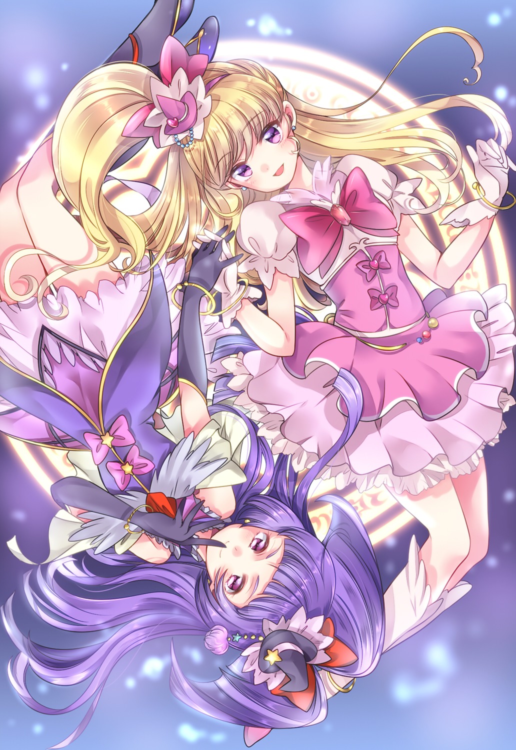 asahina_mirai dress izayoi_riko mahoutsukai_precure! mihara_youzora precure