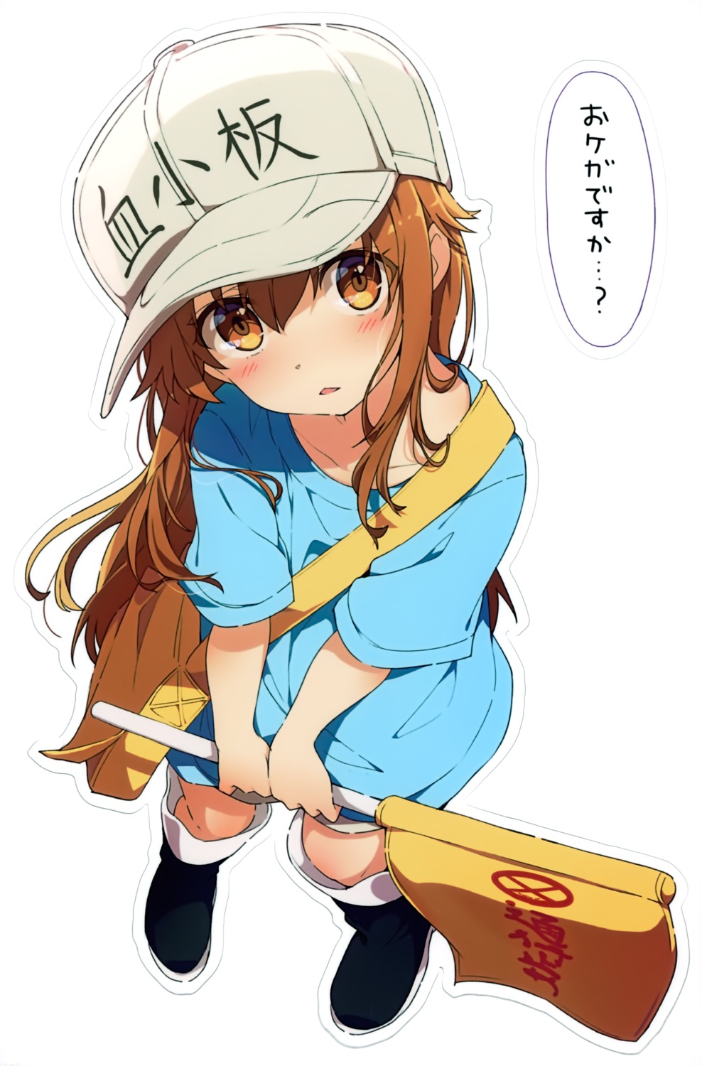 hataraku_saibou imo_musume ogipote platelet_(hataraku_saibou)