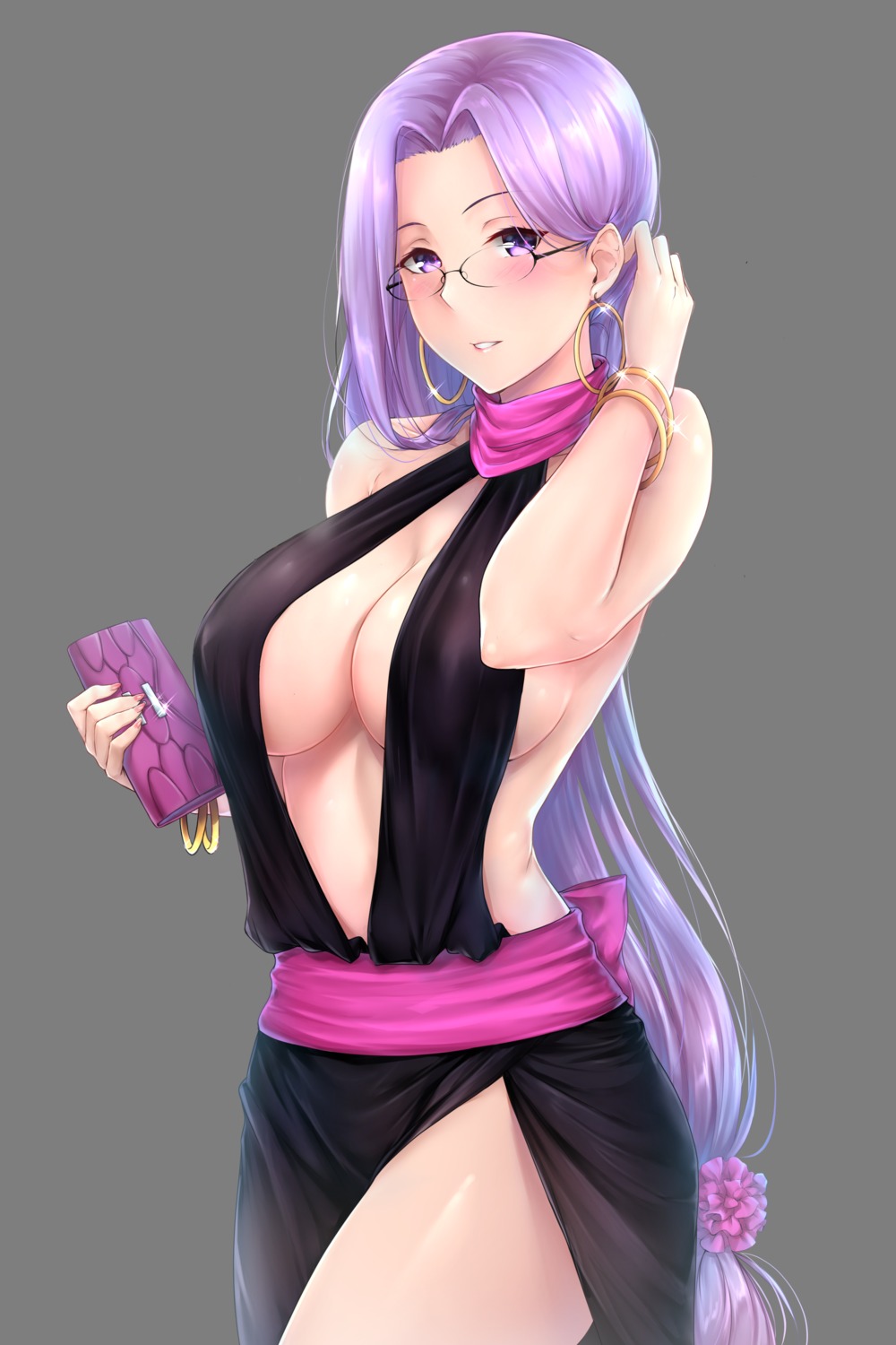 dress erect_nipples fate/stay_night megane no_bra rei_kun rider transparent_png