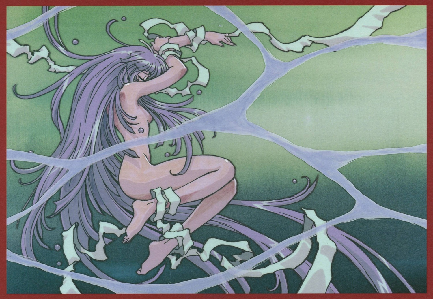 feet naked_ribbon nishimura_hiroyuki sara_(shamanic_princess) shamanic_princess