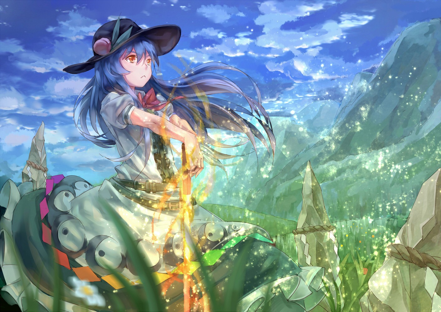 hinanawi_tenshi norizc sword touhou