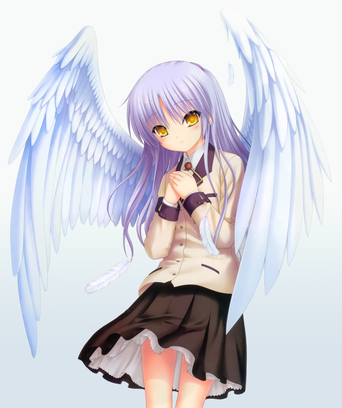 angel angel_beats! key na-ga seifuku tenshi wings