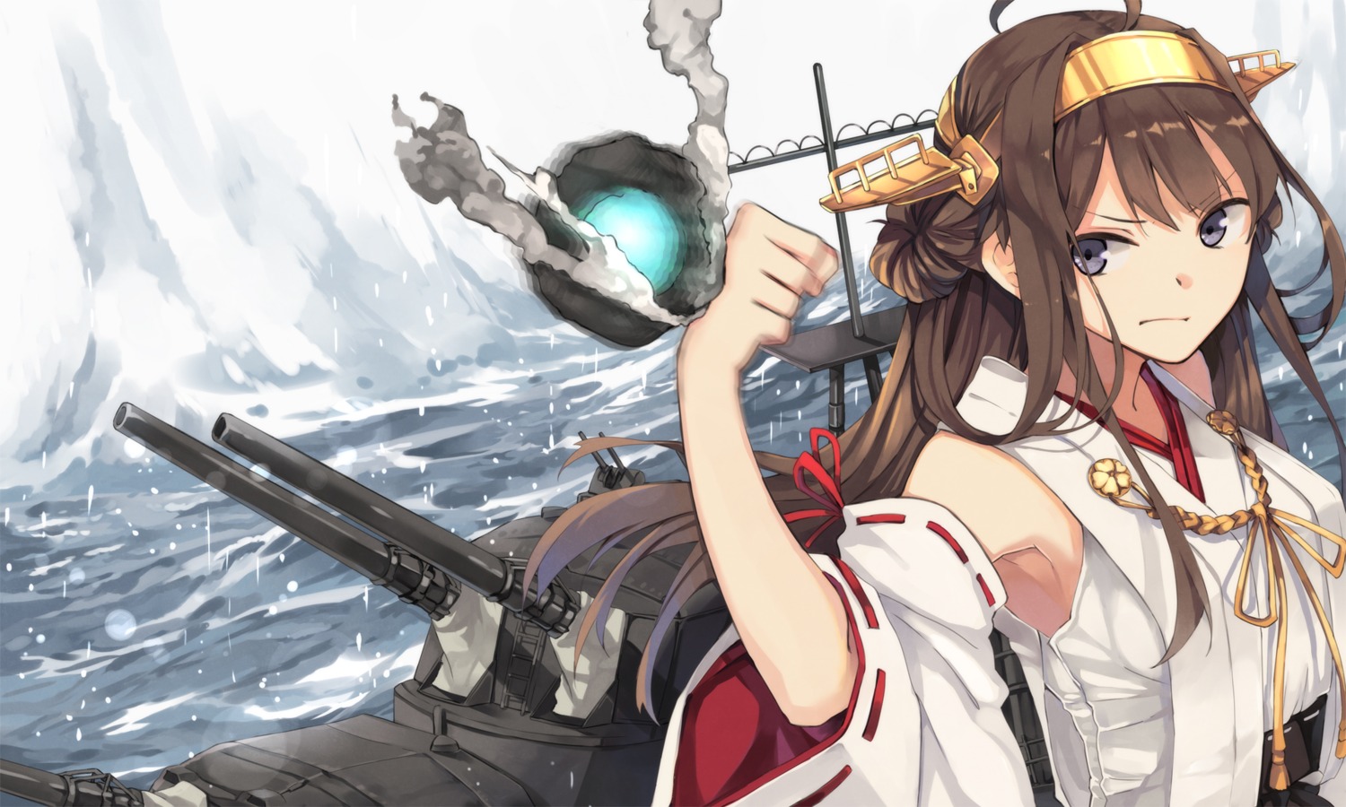 hao_(patinnko) kantai_collection kongou_(kancolle)