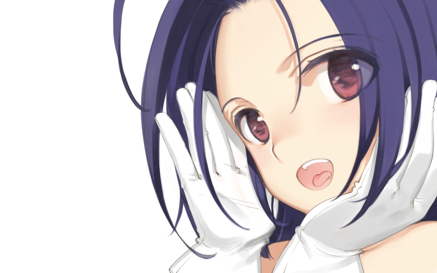 jpeg_artifacts miura_azusa oyari_ashito the_idolm@ster wallpaper