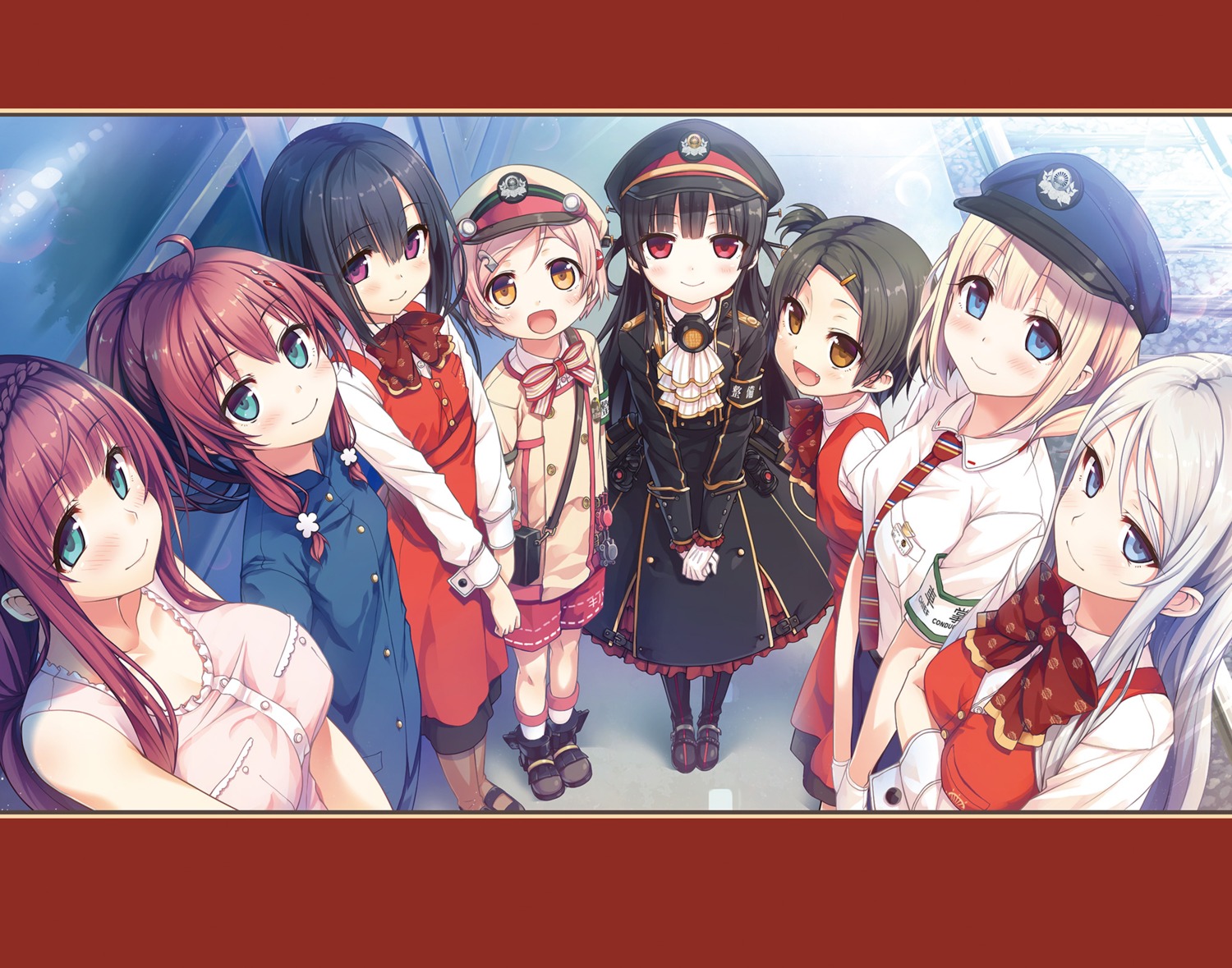 cura digital_version hachiroku hayase_fukami hinai_paulette houshou_kisaki lose maitetsu migita_hibiki migita_makura minokasa_nagi reina_(maitetsu) uniform