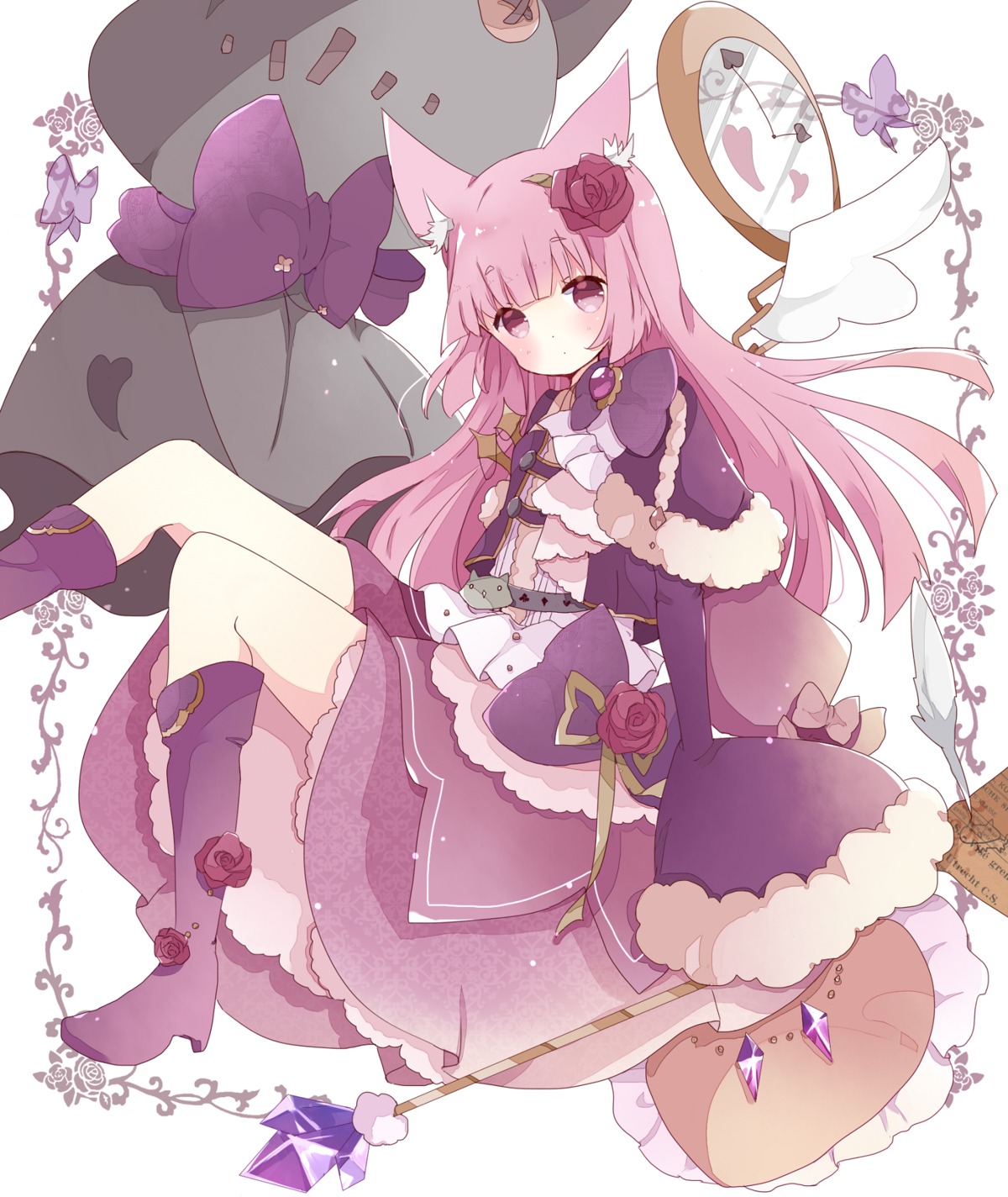 animal_ears heels tsukiyo_(skymint) wings