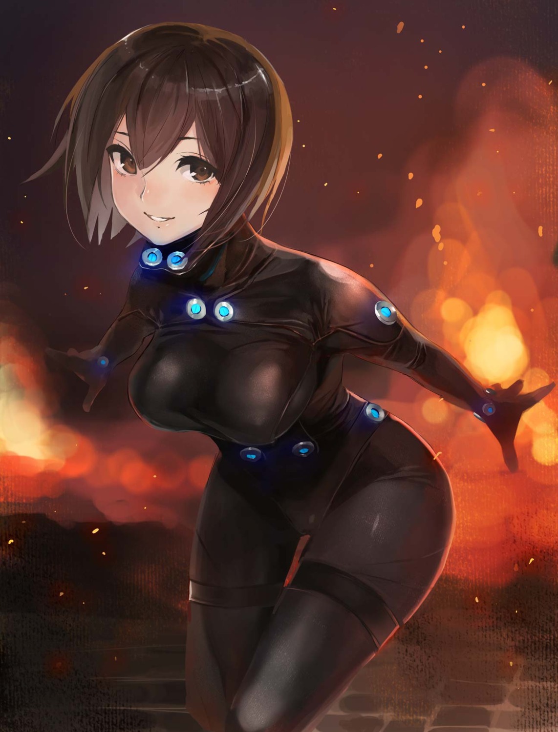 bodysuit gantz taishi_(picchiridou) yamasaki_anzu