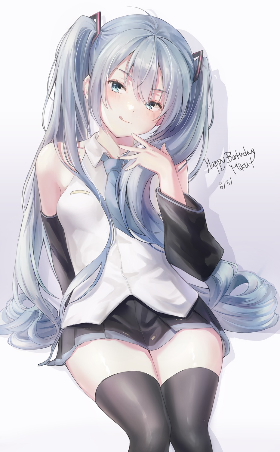 dl hatsune_miku thighhighs vocaloid