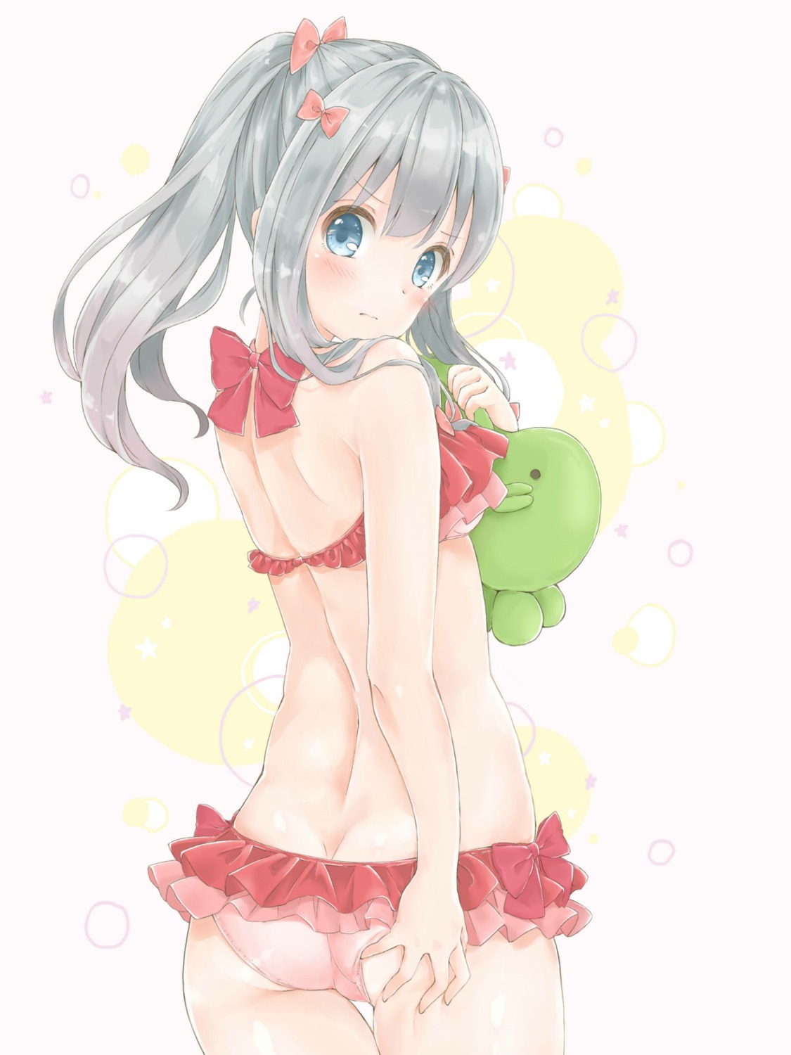 ass ass_grab bikini eromanga-sensei izumi_sagiri mikujin_(mikuzin24) swimsuits