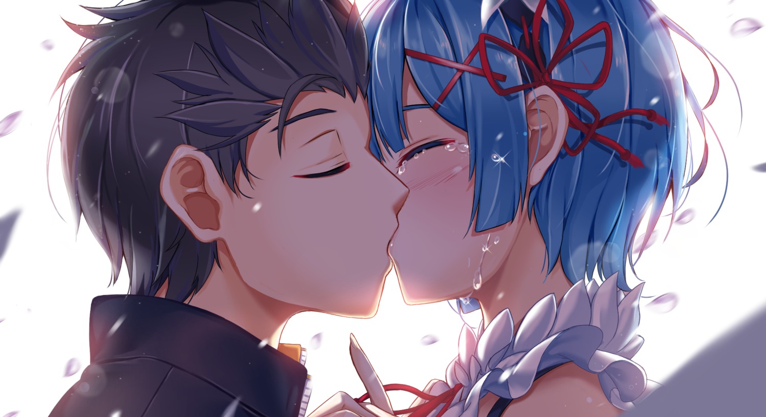 hasaya maid natsuki_subaru re_zero_kara_hajimeru_isekai_seikatsu rem_(re_zero)