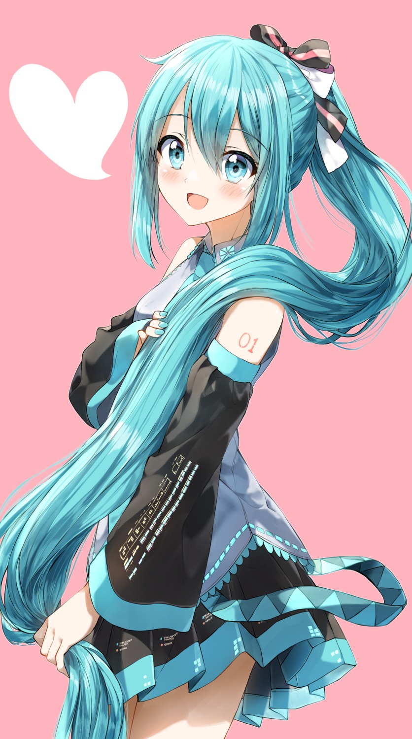 hatsune_miku pentagon_(railgun_ky1206) tattoo vocaloid