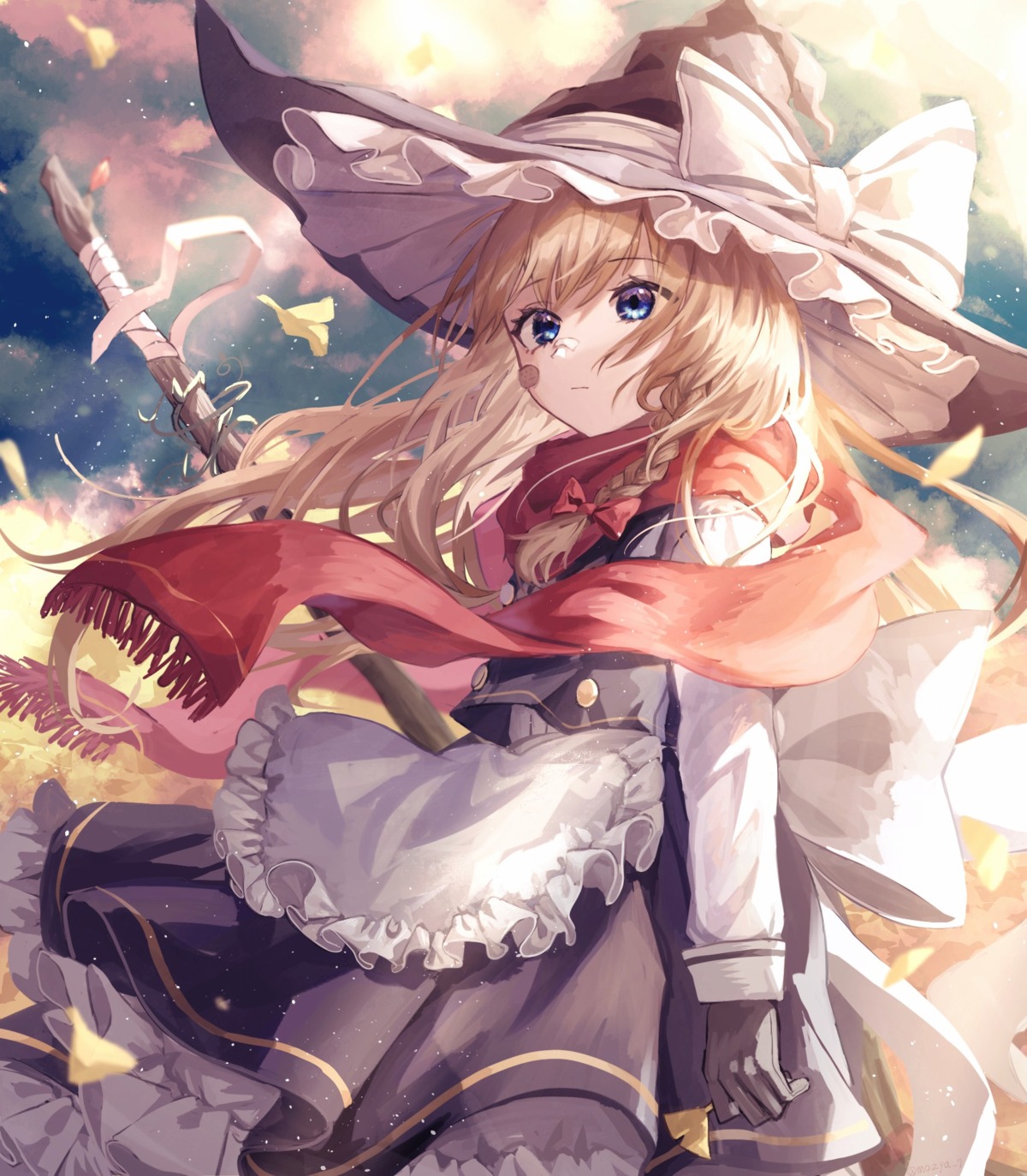 bandaid kirisame_marisa mozuno_(mozya_7) touhou witch