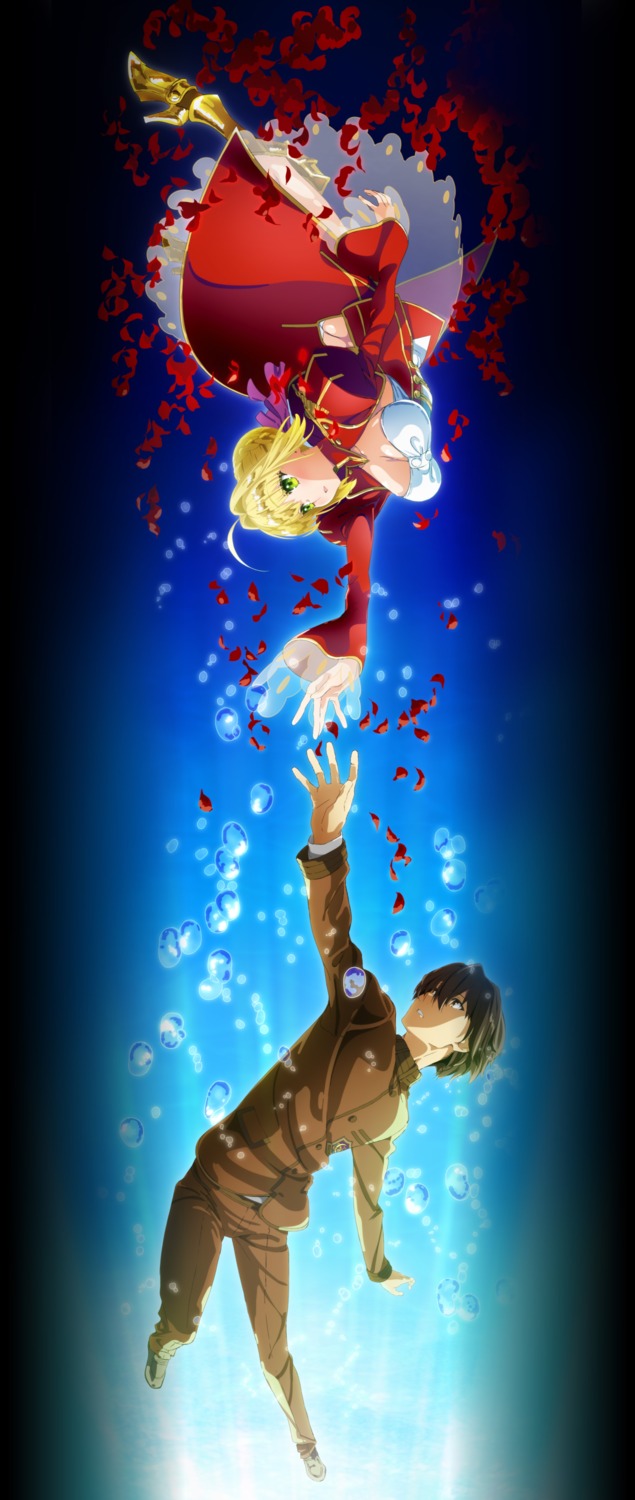 fate/extra fate/extra last encore fate/stay night kishinami hakuno male ...