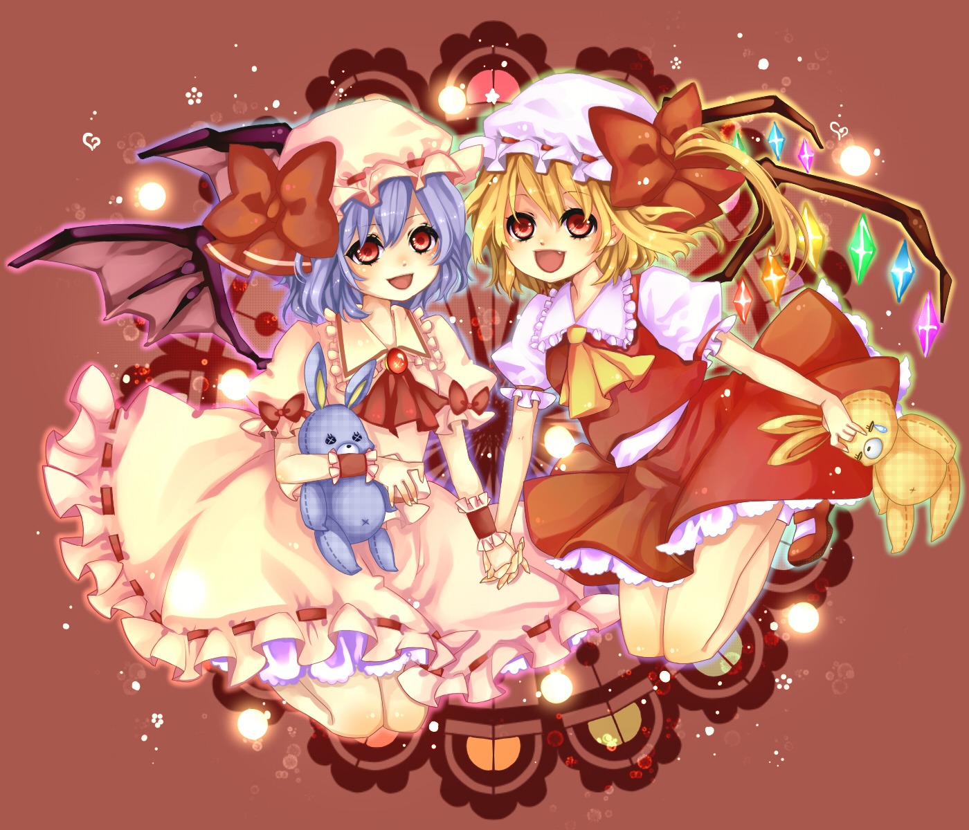 flandre_scarlet mata remilia_scarlet touhou