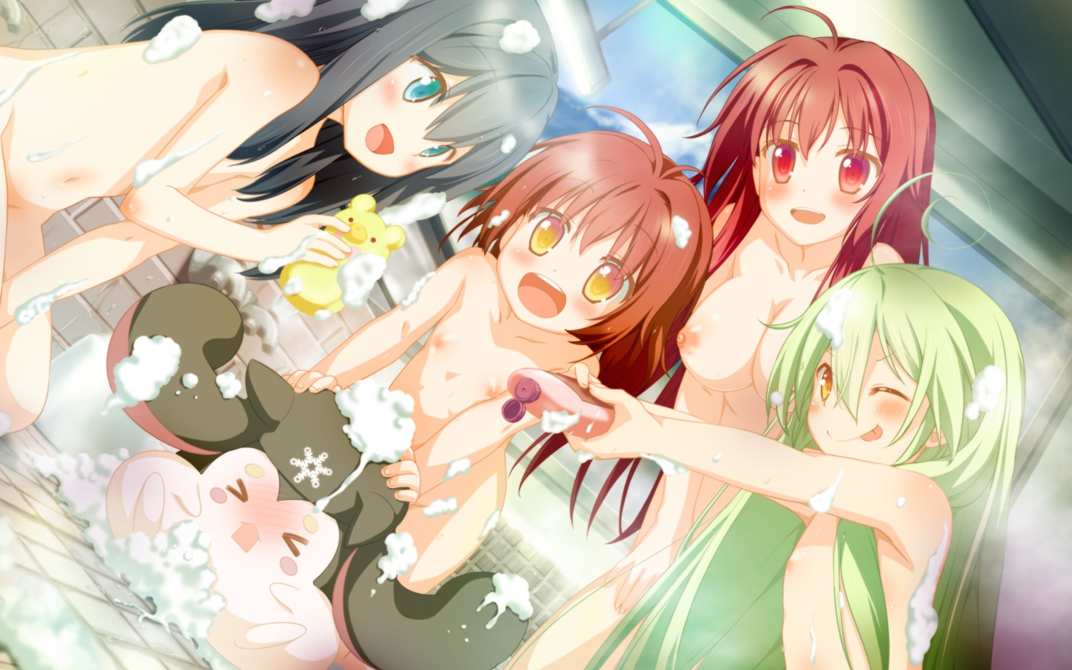astralair_no_shiroki_towa astralair_no_shiroki_towa_finale_-shiroki_hoshi_no_yume- bathing favorite game_cg loli naked nipples shida_kazuhiro