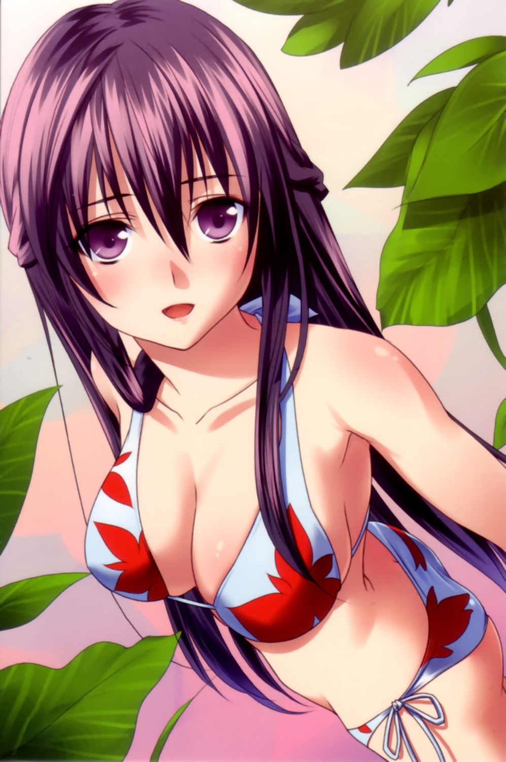 bikini cleavage kanzaki_yomogi mixed_up startrain swimsuits yasuyuki