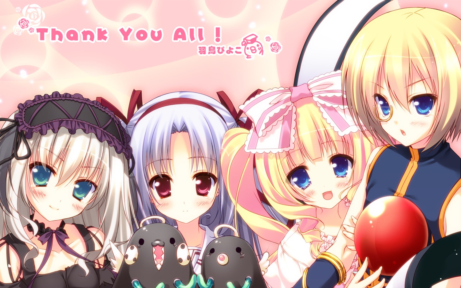 11eyes hatori_piyoko lieselotte_werckmeister momono_shiori shoka_no_benedictus shoka_no_scholastica wallpaper