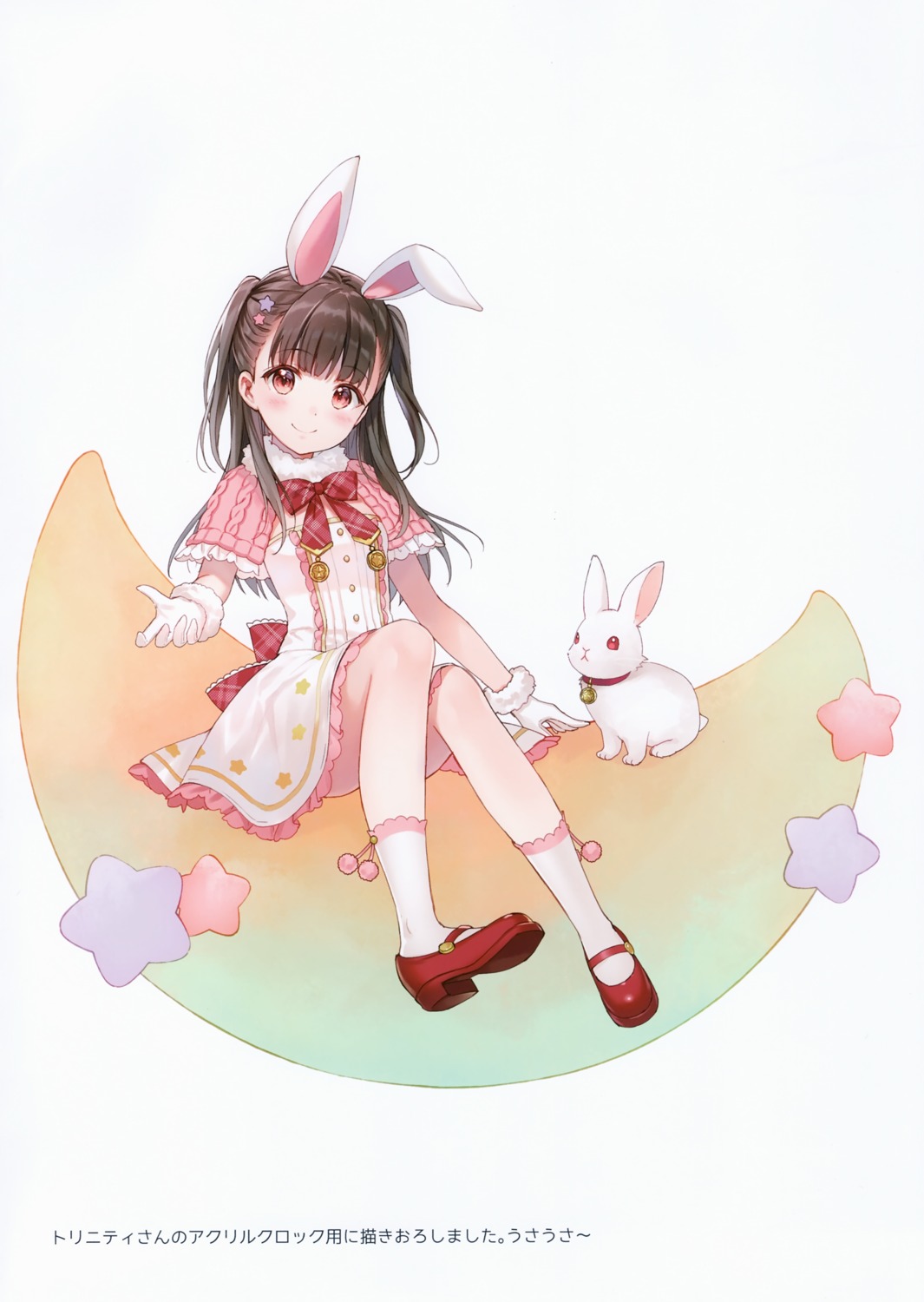 animal_ears bunny_ears fukahire_sanba heels ruinon