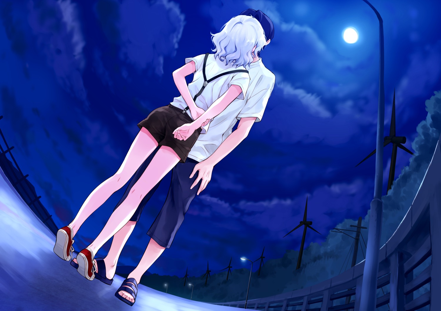 abhar deep_blue_sky_&_pure_white_wings game_cg hanami_mar'ya misaki_kurehito