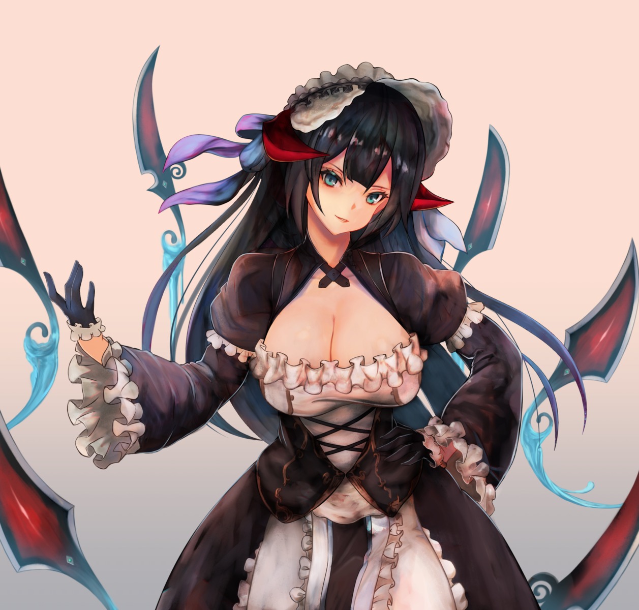 horns kangaruu_(momotk1109) maid weapon