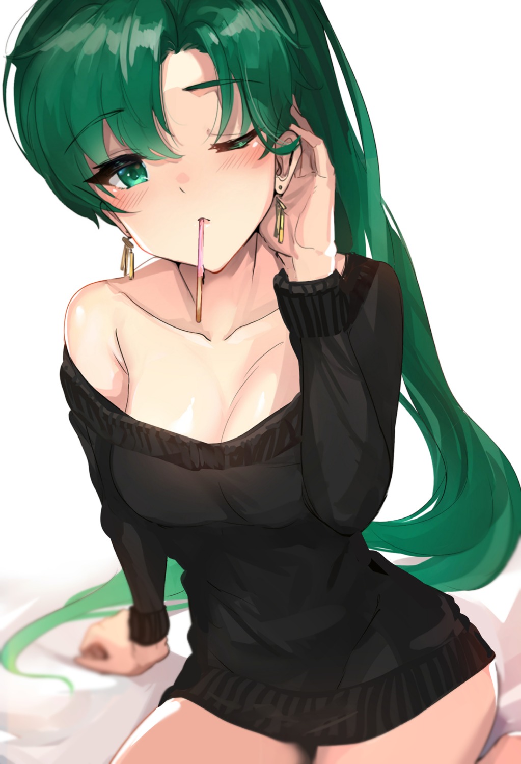 cleavage fire_emblem lyndis_(fire_emblem) ormille sweater