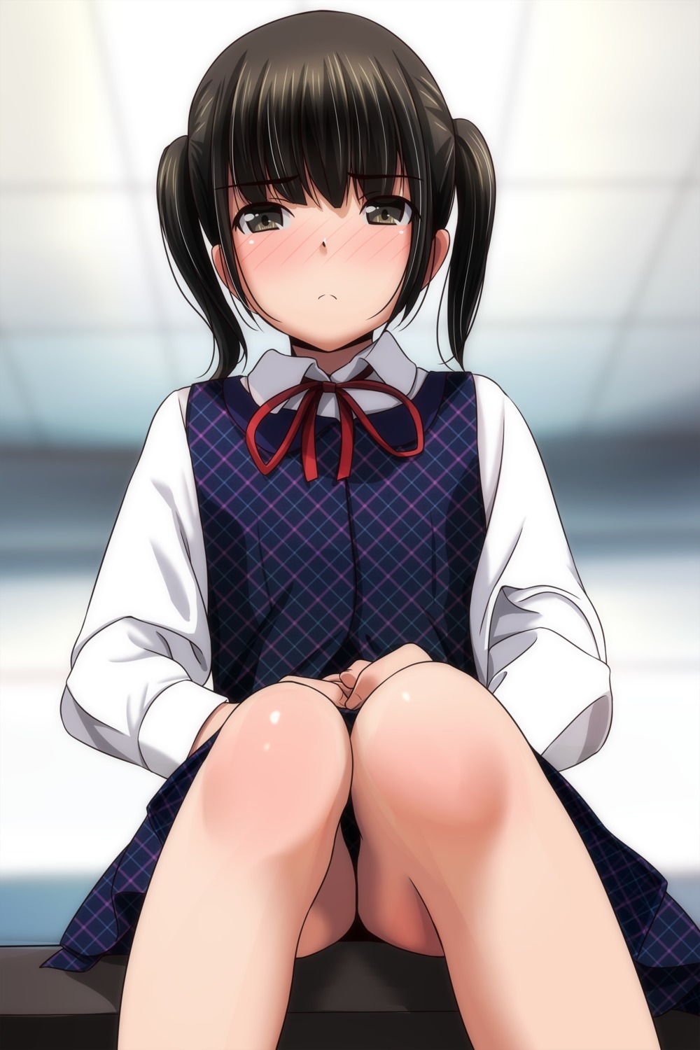 loli matsunaga_kouyou seifuku skirt_lift