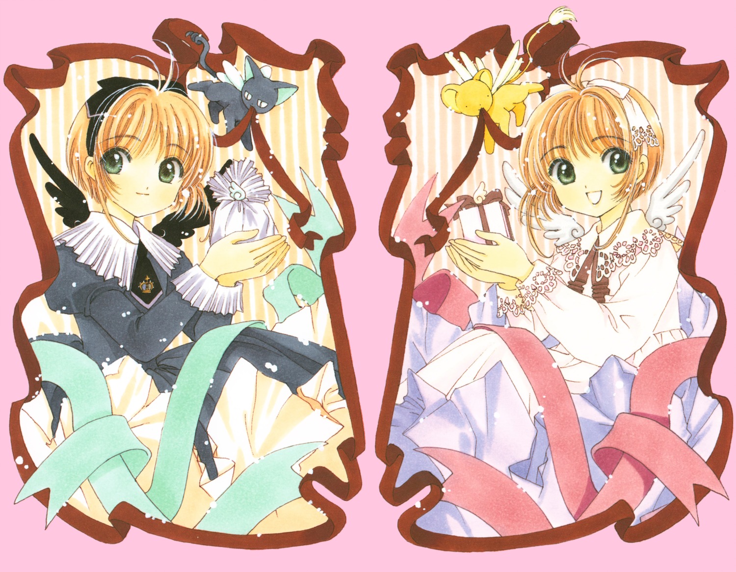 card_captor_sakura clamp kerberos kinomoto_sakura possible_duplicate spinel_sun