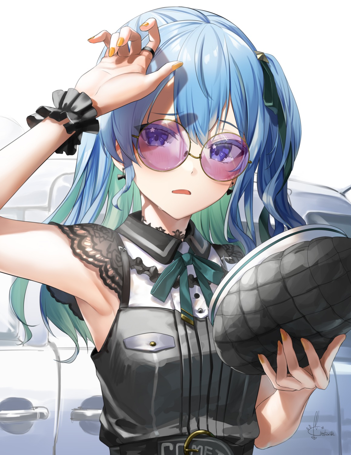 hololive hoshimachi_suisei kito_koruta megane