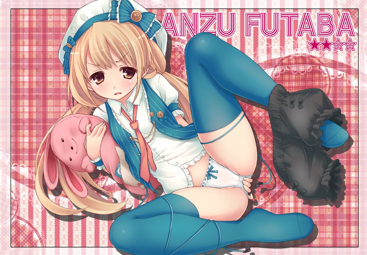 futaba_anzu pantsu ryo_(botsugo) the_idolm@ster the_idolm@ster_cinderella_girls thighhighs