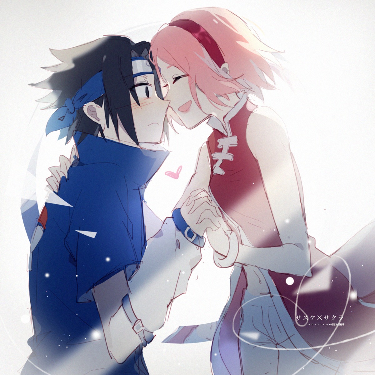 haruno_sakura naruto uchiha_sasuke uri_(513321347)