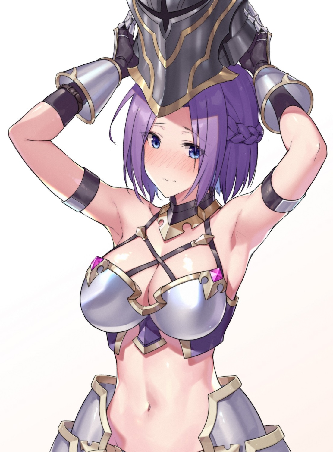 armor bikini_armor cleavage princess_connect princess_connect!_re:dive shirogane_jun yuewu_zhu_youdi