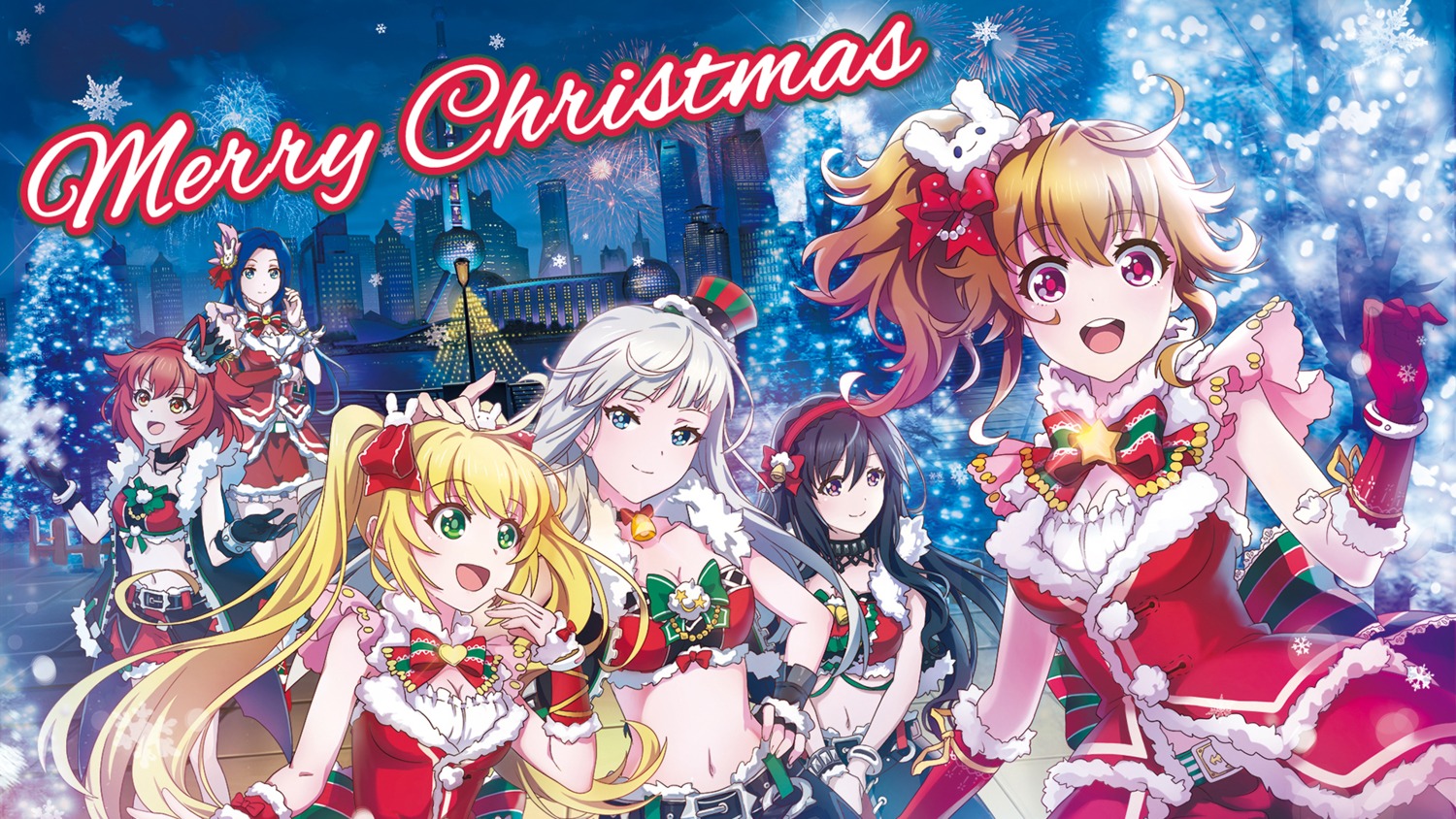 christmas cleavage idol_memories tagme wallpaper