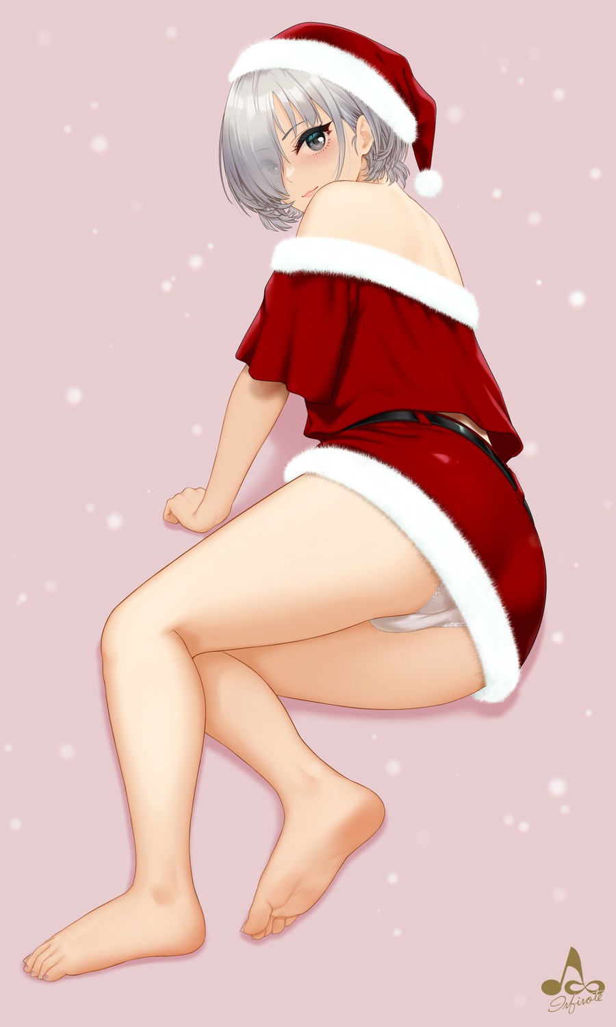 ass christmas infinote no_bra pantsu sashou_mihiro