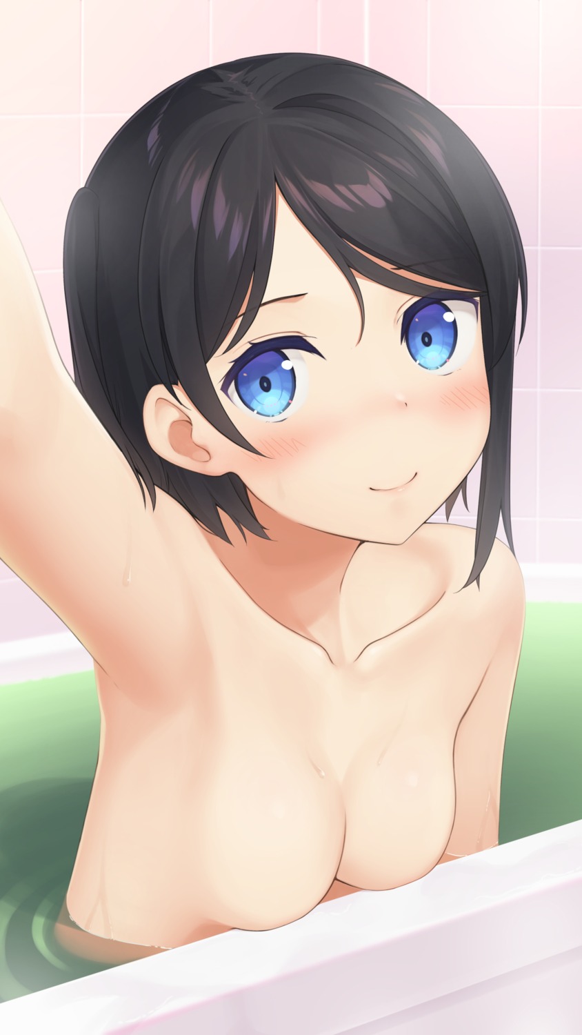 apollo_(hu_maple) bathing selfie topless wet