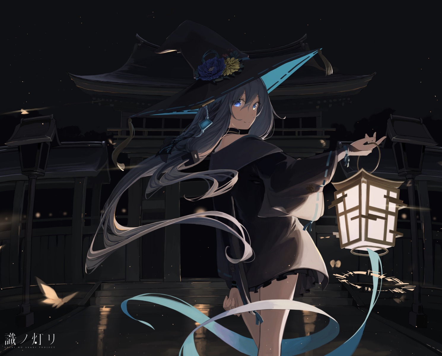 japanese_clothes mito_w skirt_lift witch